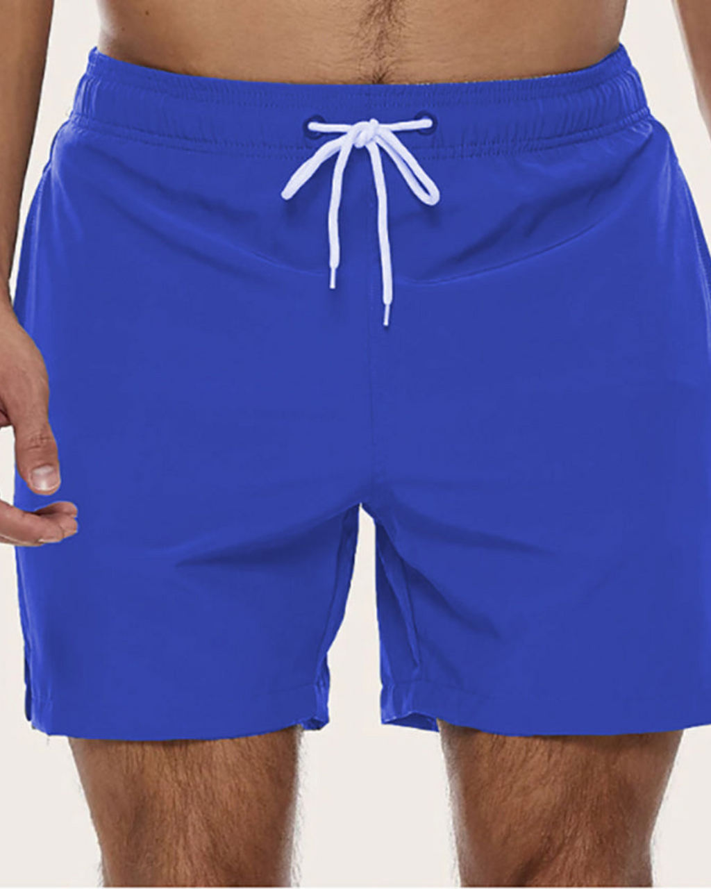 Cotton Chino Shorts Men Swim Trunks Nylon Quick Dry