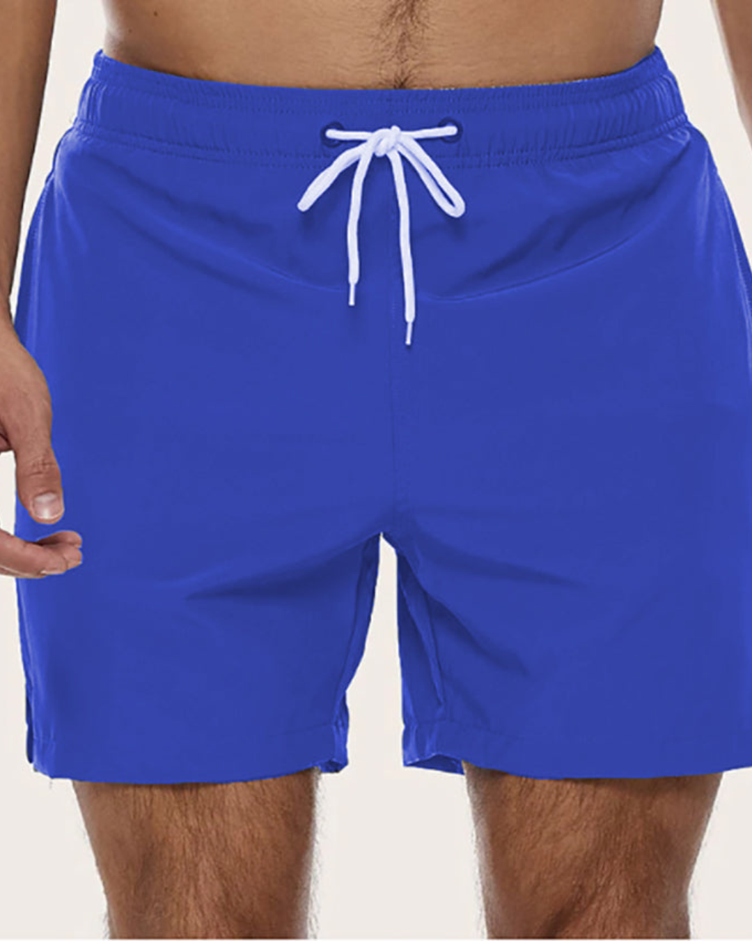 Cotton Chino Shorts Men Swim Trunks Nylon Quick Dry
