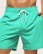 Cotton Chino Shorts Men Swim Trunks Nylon Quick Dry