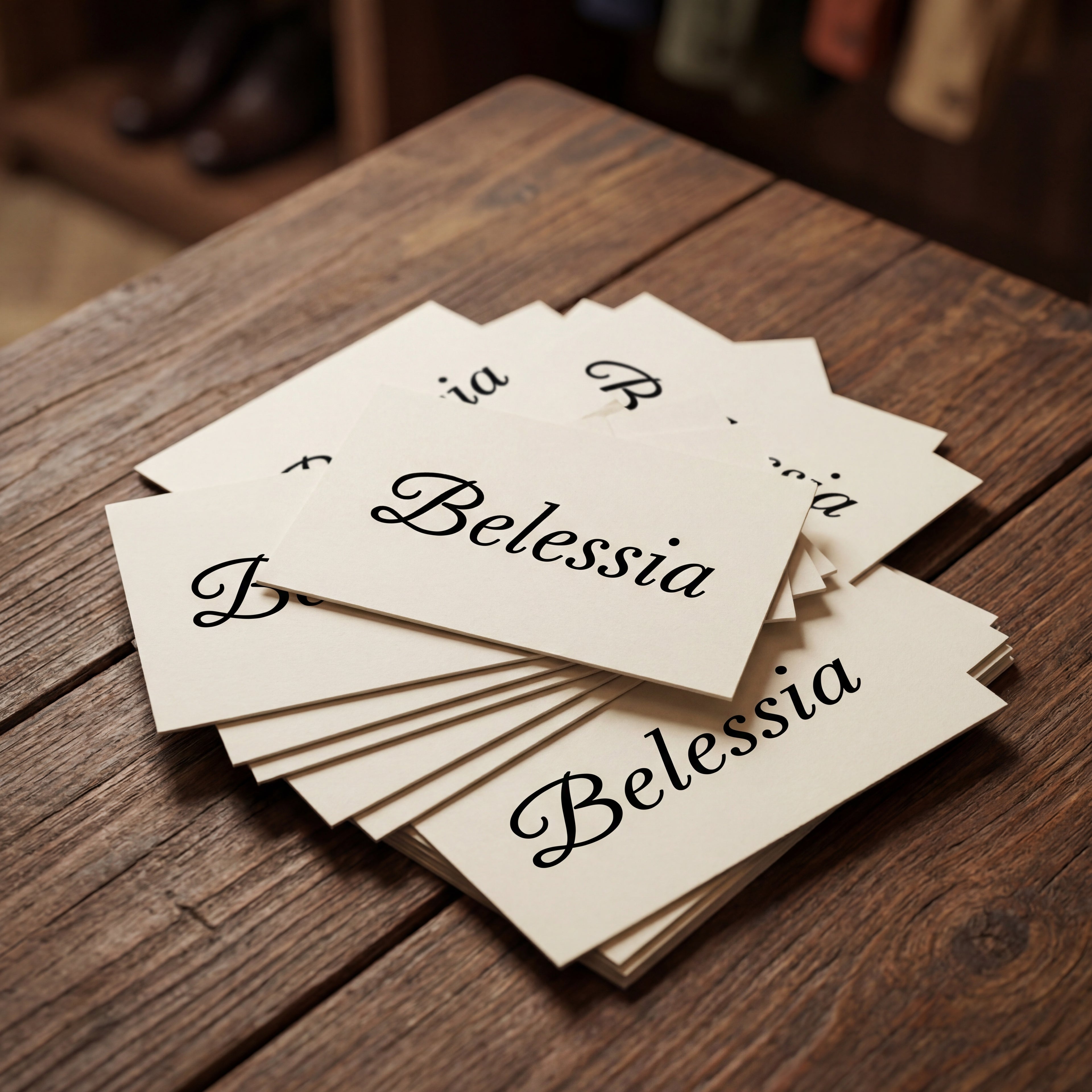 picture of belessia business cards