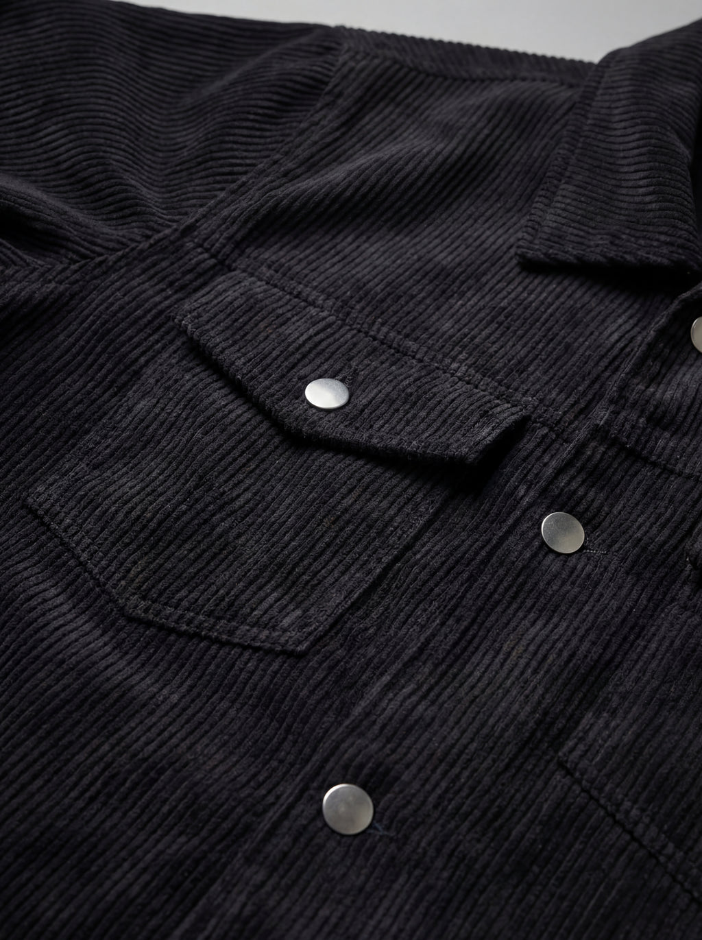 black workwear wool jacket closeup