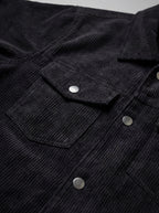 black workwear wool jacket closeup