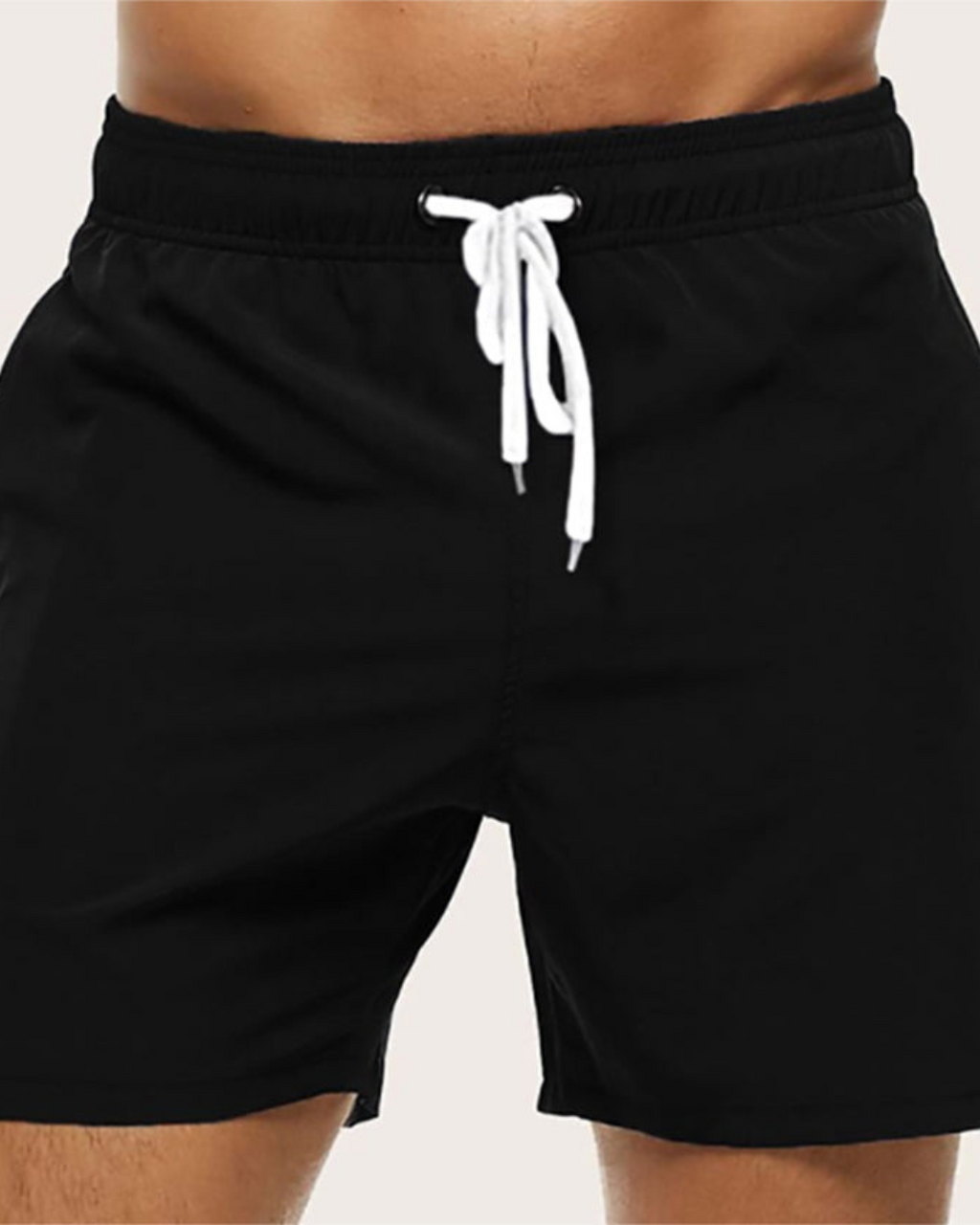 Cotton Chino Shorts Men Swim Trunks Nylon Quick Dry