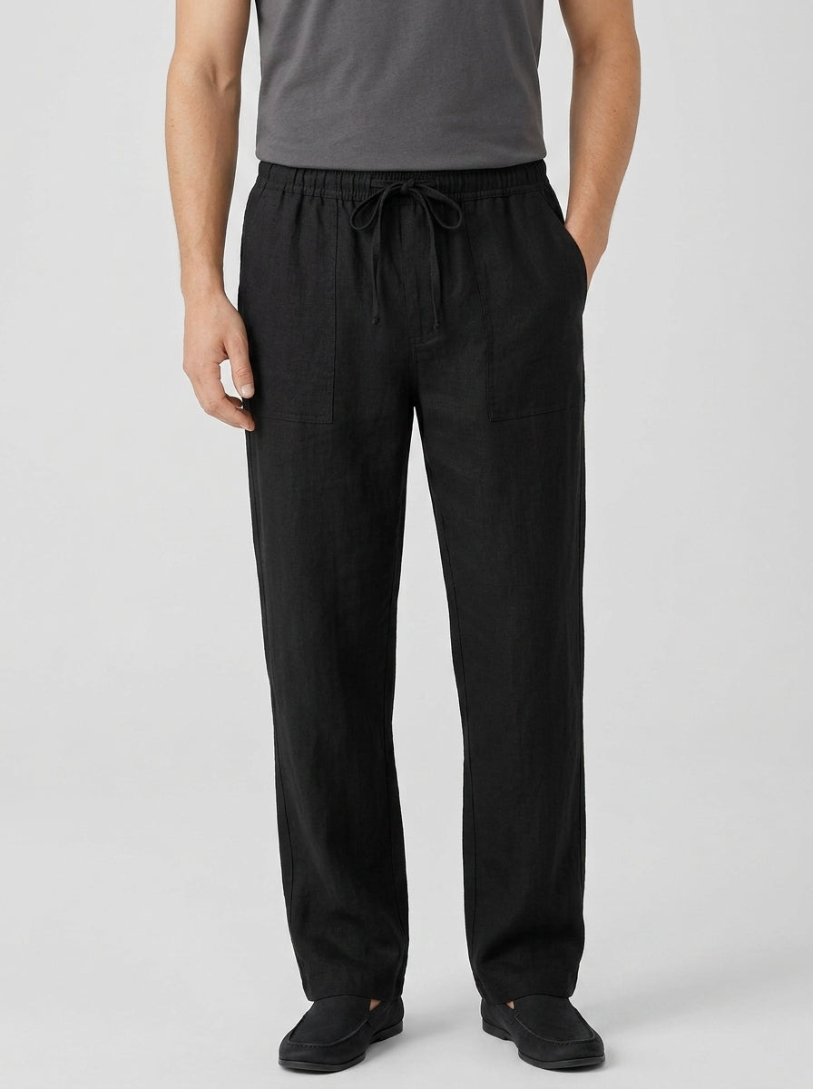 Linen Casual Trousers Men