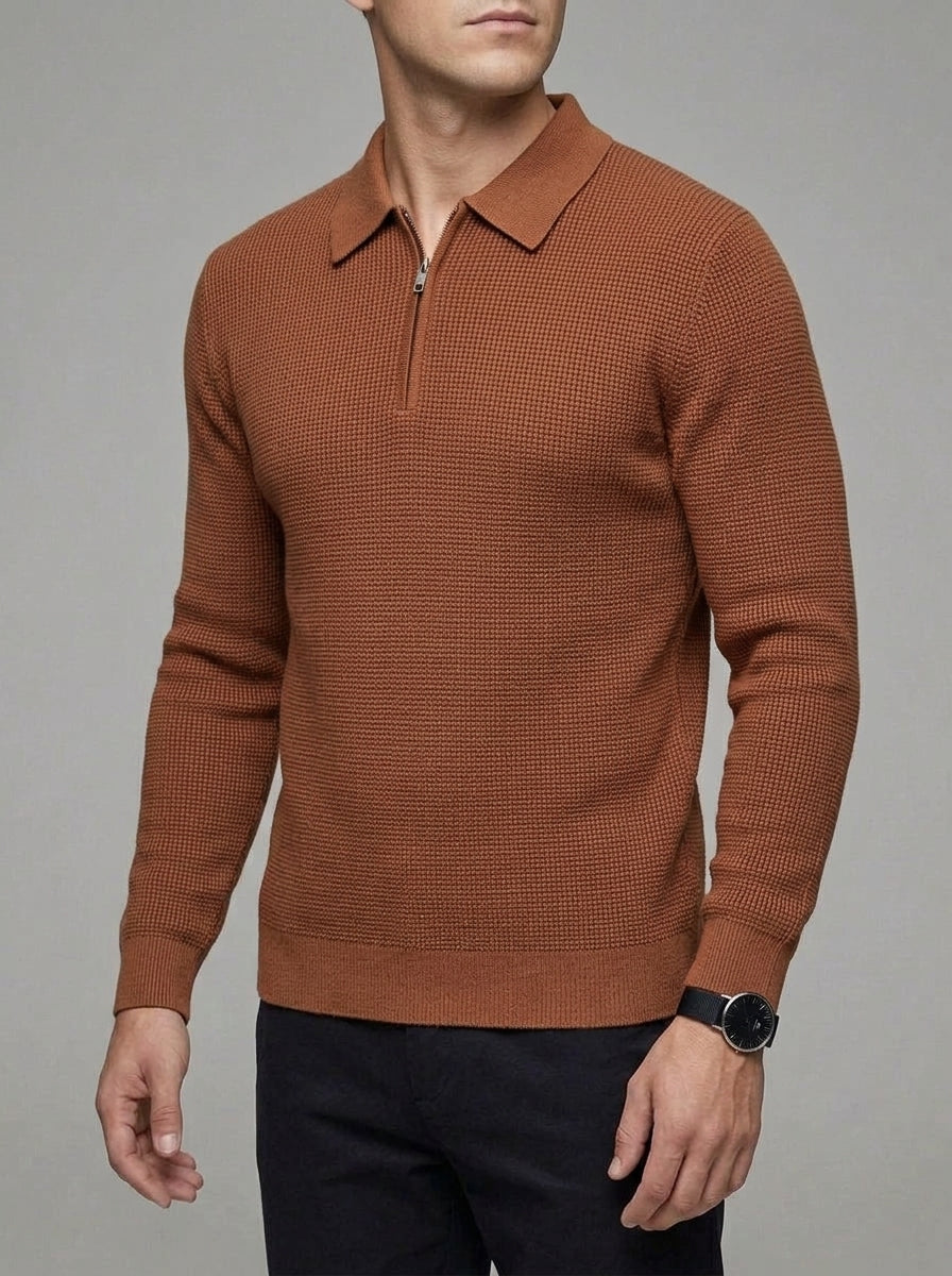 Wool Polo Shirt Men