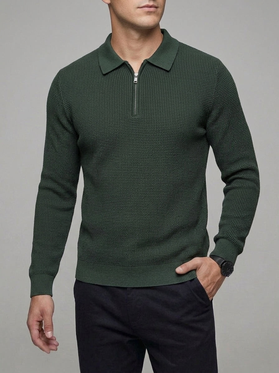 Wool Polo Shirt Men