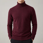 Wool Blend Roll Neck Jumper Men