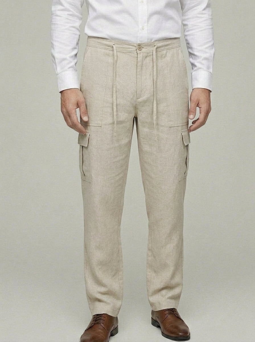 Linen Casual Trousers Men