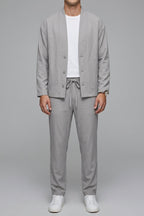 Callum Men's Two Piece Casual Jacket Trousers Set