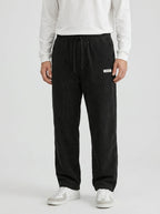 Corduroy Trousers Men Straight Leg