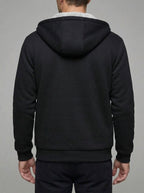 Fleece Zip Up Hoodie Men