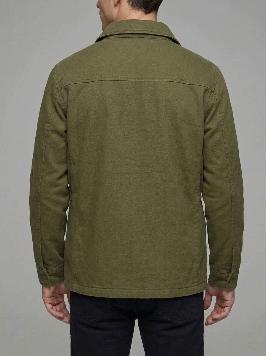Green Field Jacket Men – Classic Wool