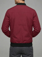 Wool Bomber Jacket Men – Classic Zip