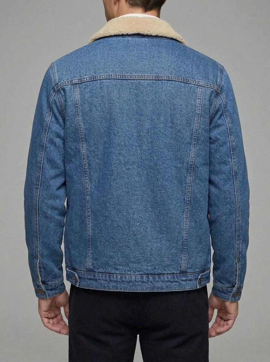 Men's Denim Jacket – Fleece Lined Classic