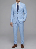 Wool Classic 2-Piece Suit Men Two-Piece