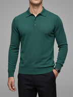 Belessia Merino Wool Polo Shirt  - Soft Knit Men