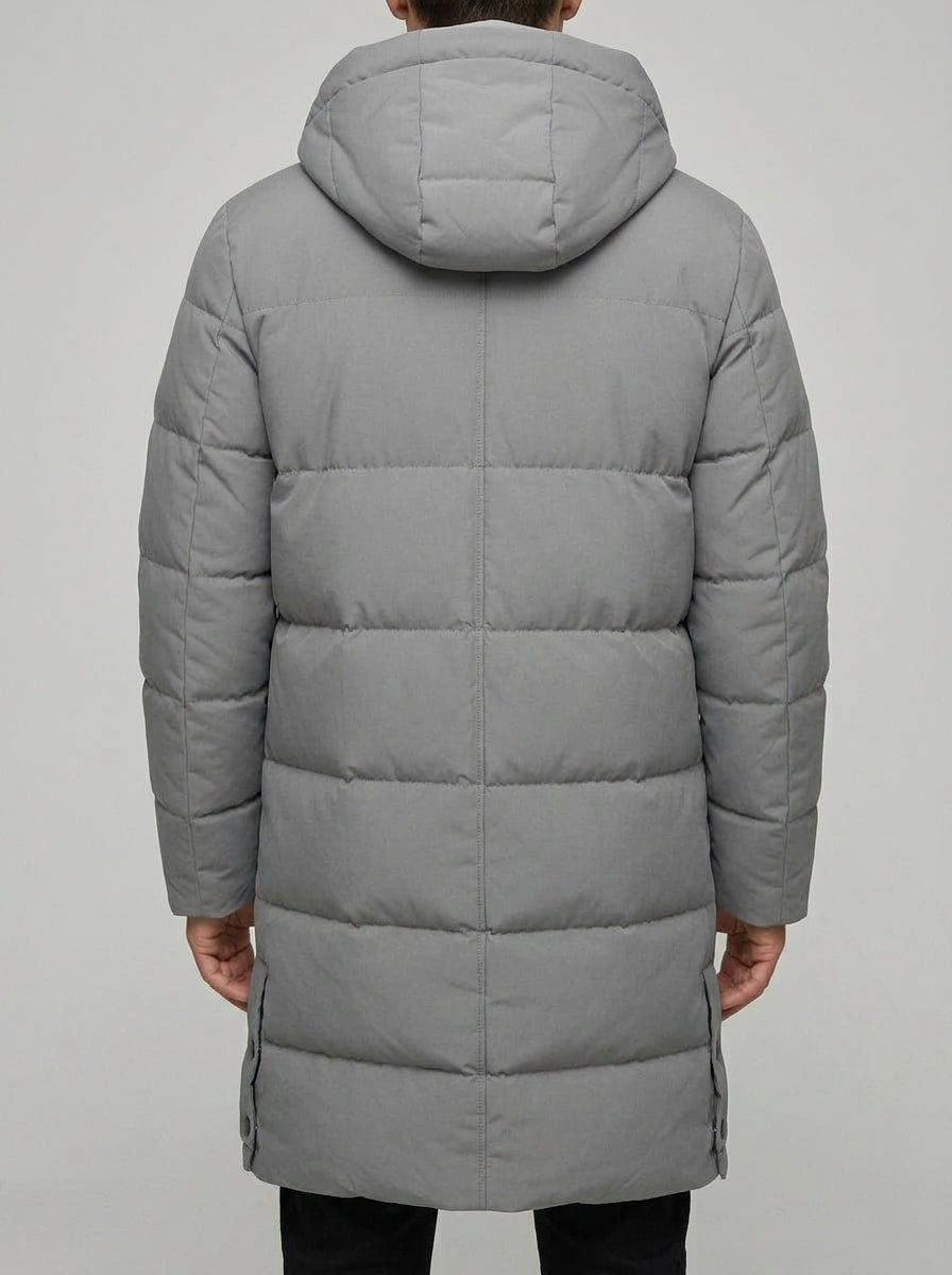 Wool Long Winter Coat Men Classic