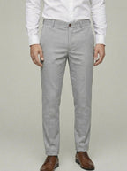 Wool Trousers Men Casual Formal
