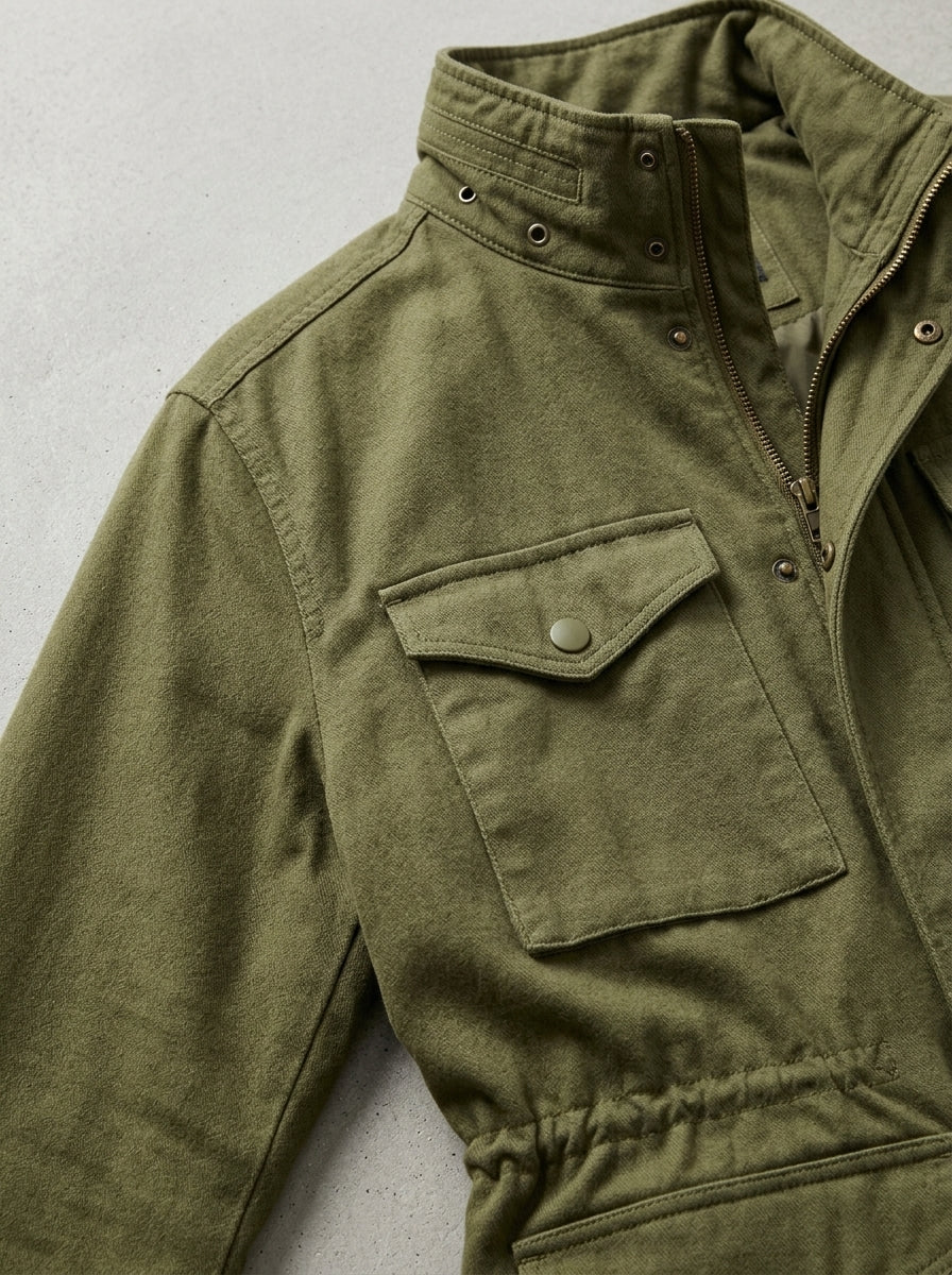 Green Field Jacket Men – Classic Wool