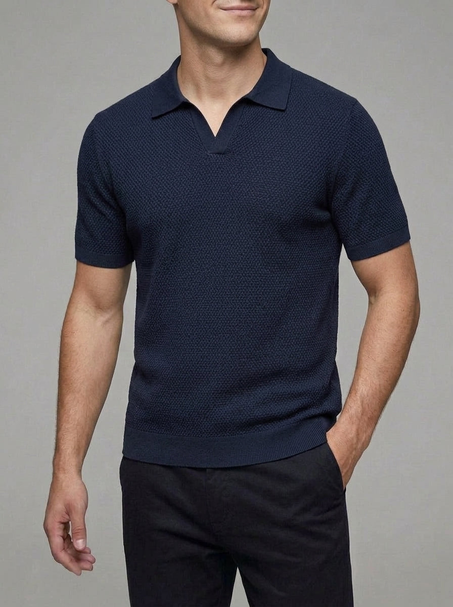 Noah Textured Polo Shirt Men