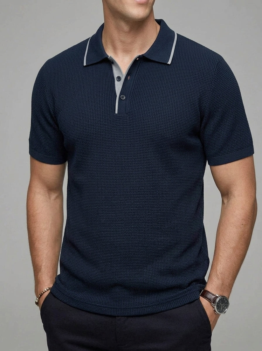 Wool Polo Shirt Men