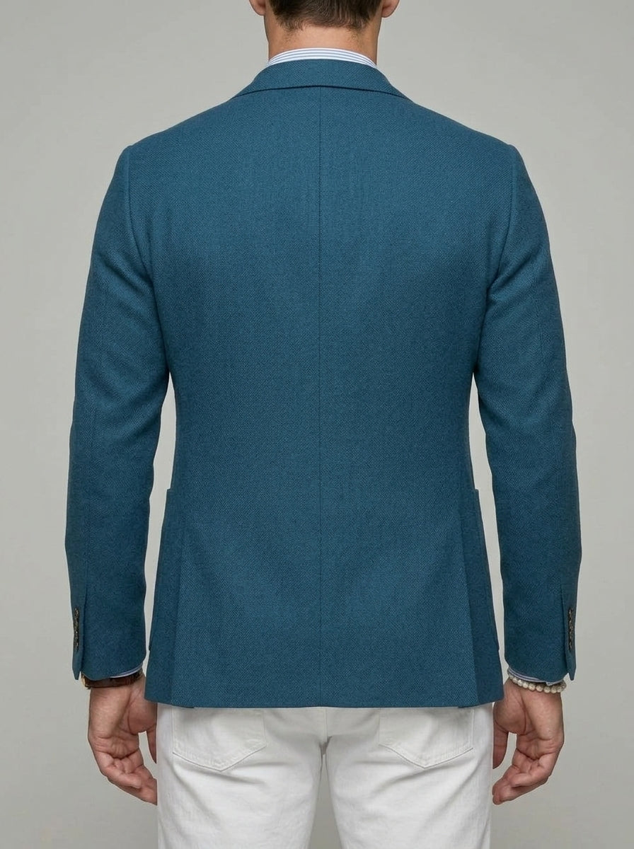 Oliver Wool Casual Blazer Men Notched Lapel