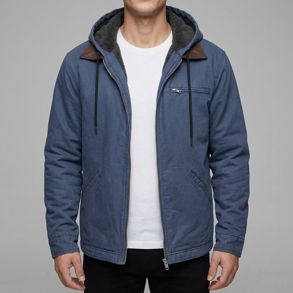 Leather Jacket Men Elegant Modern