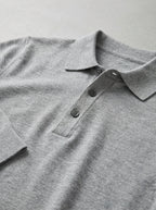 Belessia Merino Wool Polo Shirt  - Soft Knit Men