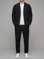 Callum Men's Two Piece Casual Jacket Trousers Set