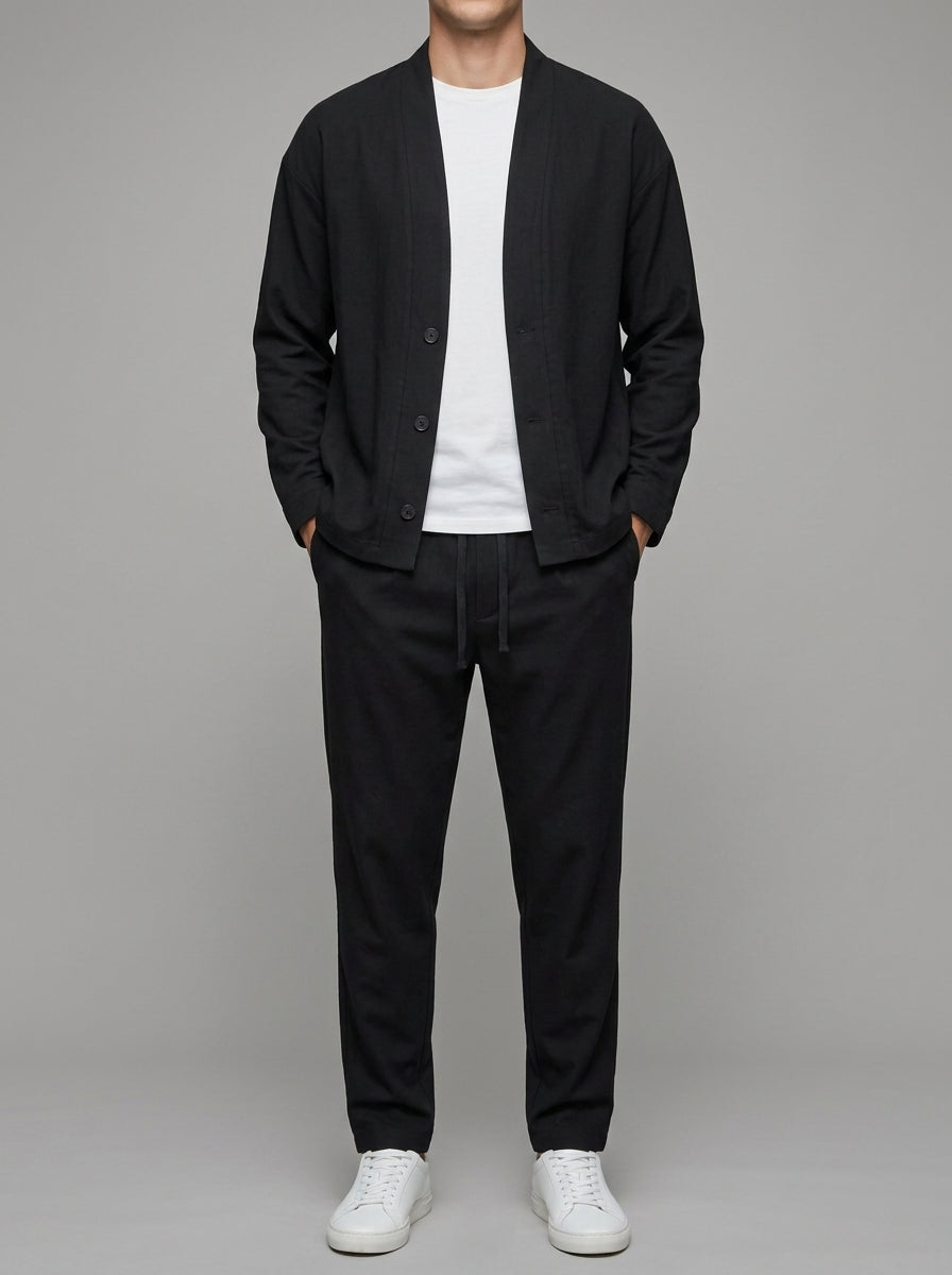 Callum Men's Two Piece Casual Jacket Trousers Set