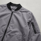 Mens Lightweight Bomber Jacket – Ribbed Trim