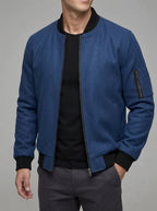 Wool Bomber Jacket Men – Classic Zip