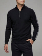 Wool Quarter Zip Sweater Men