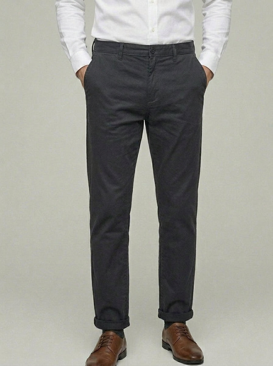 Wool Trousers Men Casual Formal