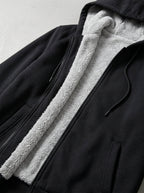 Fleece Zip Up Hoodie Men