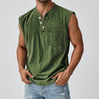 Cotton Casual Shirt Men Vintage Style
