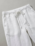 Linen Trousers Men Summer Baggy