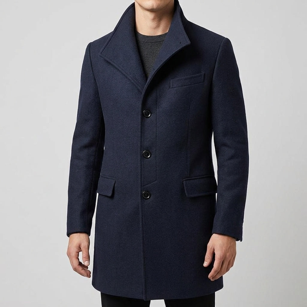 Trench Coat Mens – Belessia Wool Overcoat