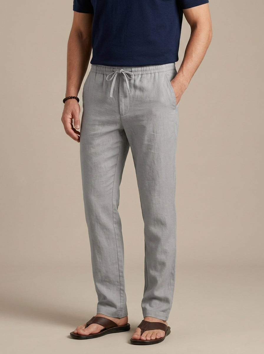 Linen Trousers Men Summer