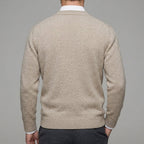 Victor Men's Wool Button Cardigan Vest | Warm & Stylish V-Neck Sleeveless Sweater