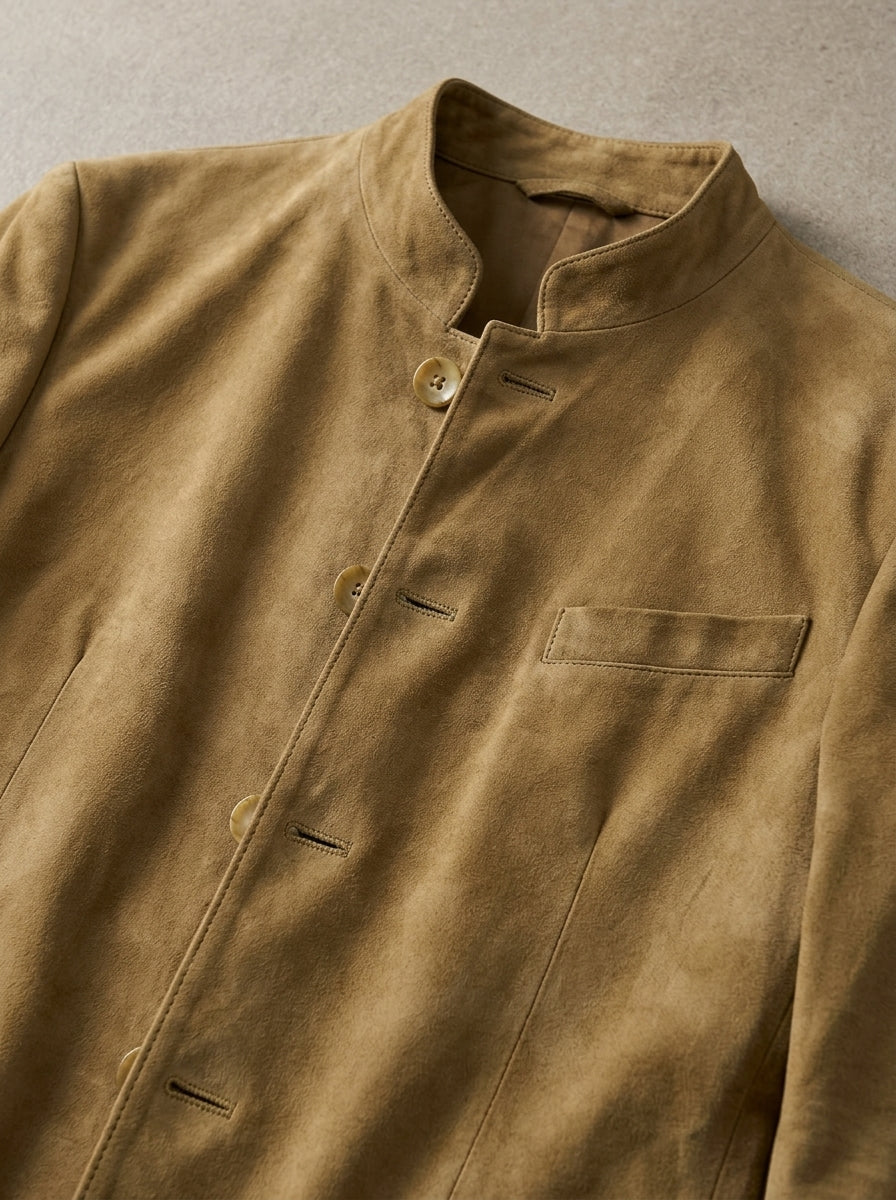 Wool Blazer Jacket Men Classic