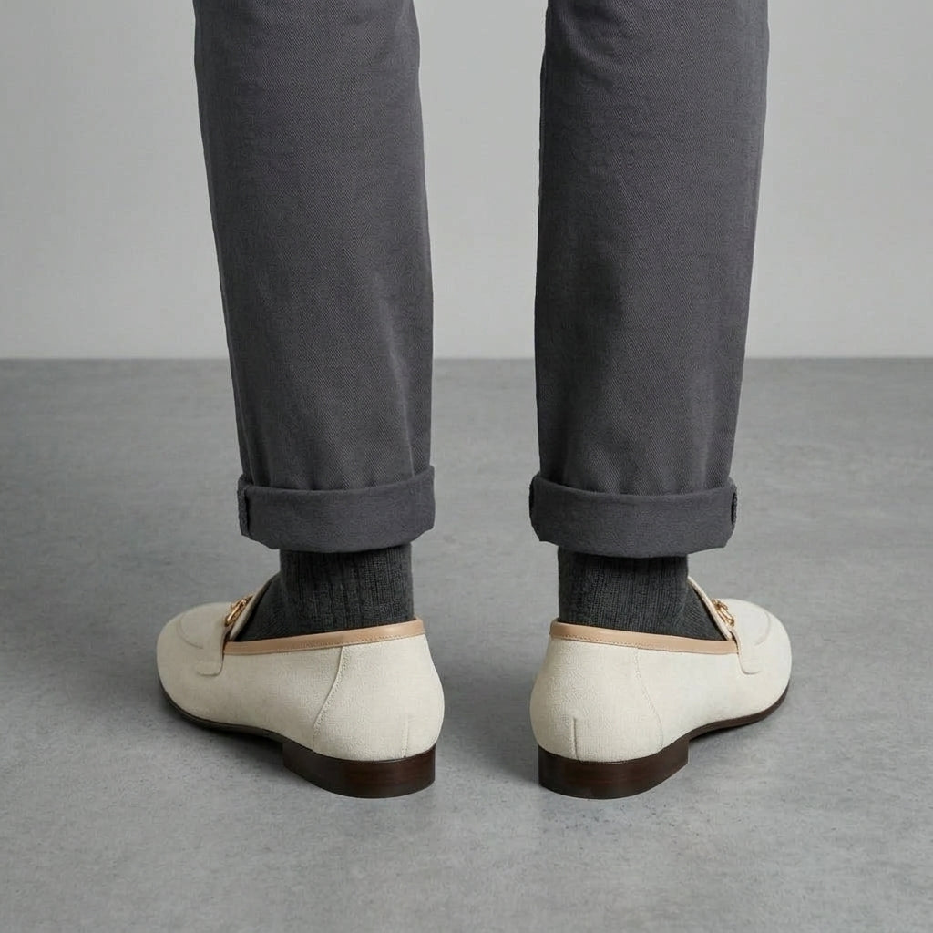 Mens Suede Loafers – Horsebit