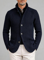Wool Cardigan Men Classic Style
