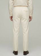 Cotton Straight Leg Trousers Men