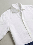 Linen Shirt Men – Spread Collar