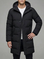 Wool Long Winter Coat Men Classic
