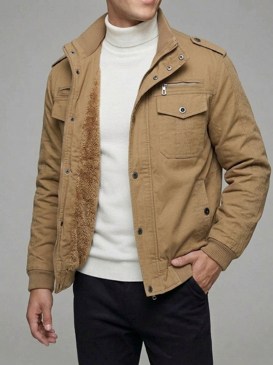 Mens Bomber Jacket – Fleece Lined