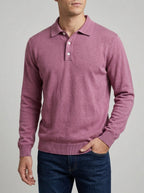 Wool Long Sleeve Polo Men – Comfortable Layering