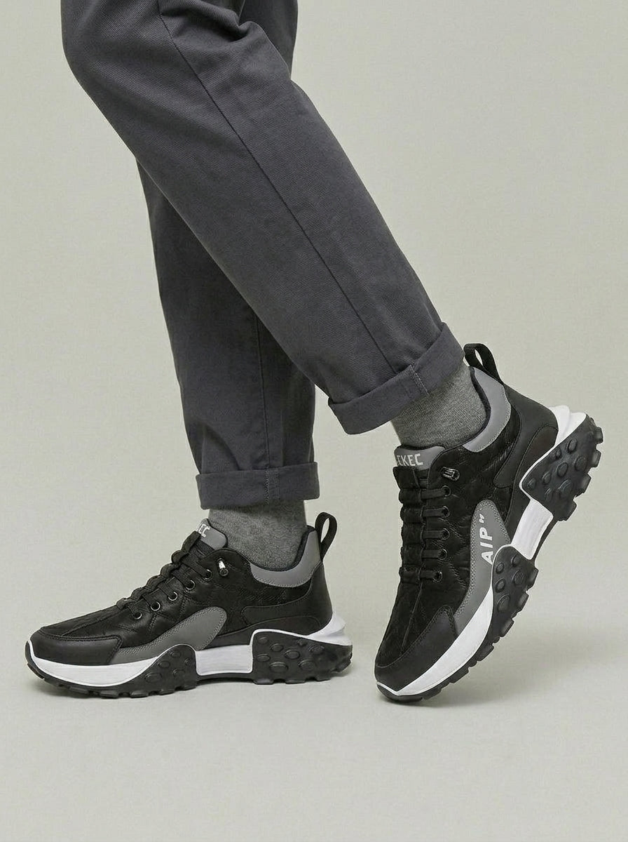 Orthopedic Sneaker Men Leather Comfort
