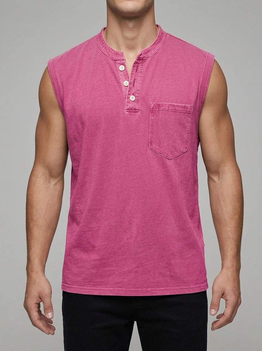 Cotton Casual Shirt Men Vintage Style